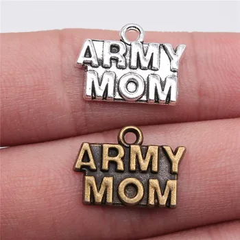 WYSIWYG 5pcs 19x14mm 2 Colors Antique Silver Color Antique Bronze Plated Army Mom Pendants Mom Pendants Charm Army Mom Charm
WYSIWYG 5pcs 19x14mm 2 Colors Antique Silver Color Antique Bronze Plated Army Mom Pendants Mom Pendants Charm Army Mom Charm