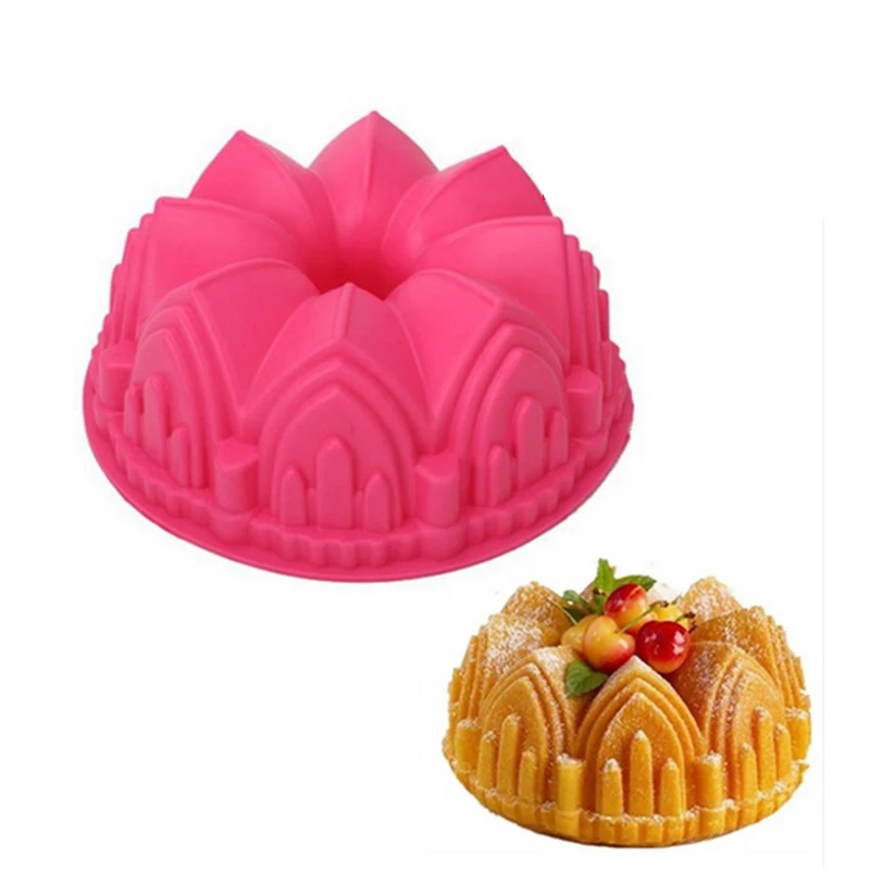 Big Crown Silicone Cake Mold 3D Shape Cake Mold Dessert Baking Tools For Cakes Chocolates Pastry DIY Mousse Cake Pan
Big Crown Silicone Cake Mold 3D Shape Cake Mold Dessert Baking Tools For Cakes Chocolates Pastry DIY Mousse Cake Pan