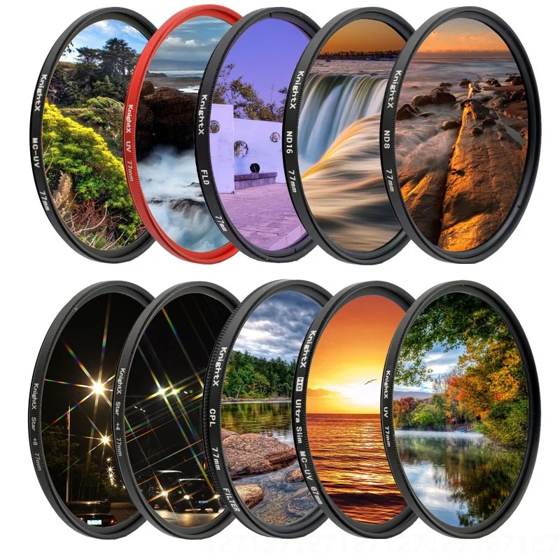 KnightX FLD UV CPL ND2 ND4 ND8 Star gnd Camera Lens Filter For canon nikon 49mm 52mm 58mm 67mm 77mm d70 400d light 18-200 color
KnightX FLD UV CPL ND2 ND4 ND8 Star gnd Camera Lens Filter For canon nikon 49mm 52mm 58mm 67mm 77mm d70 400d light 18-200 color