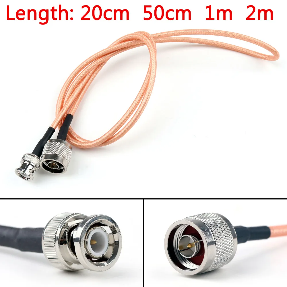 Areyourshop RG142 Cable BNC Male Plug To N Male Straight Crimp Coax Pigtail 20cm 50cm 1m 2m High Quality Wires Cable
Areyourshop RG142 Cable BNC Male Plug To N Male Straight Crimp Coax Pigtail 20cm 50cm 1m 2m High Quality Wires Cable