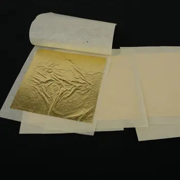 Higt quality 100 sheets 8 X 8cm 99.99% pure Real gold leaf foil sheet For face Beauty Edible
Higt quality 100 sheets 8 X 8cm 99.99% pure Real gold leaf foil sheet For face Beauty Edible
