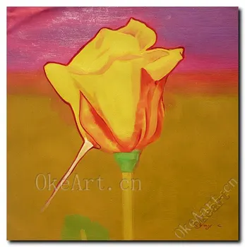 Hand Painted Abstract Flower Oil Painting Modern Art Yellow Rose Home Decoration Living Room Wall Pictures Free Shipping
Hand Painted Abstract Flower Oil Painting Modern Art Yellow Rose Home Decoration Living Room Wall Pictures Free Shipping