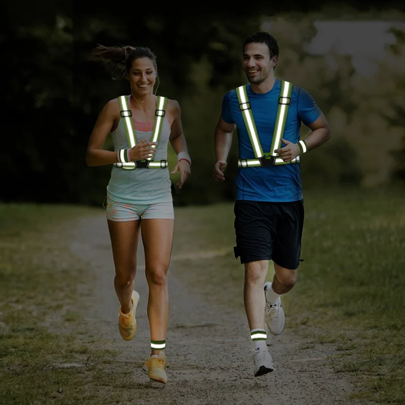 High Elastic Reflective Safety Vest Belts for Night Traffic Work Security Night Running Reflective Brace
High Elastic Reflective Safety Vest Belts for Night Traffic Work Security Night Running Reflective Brace