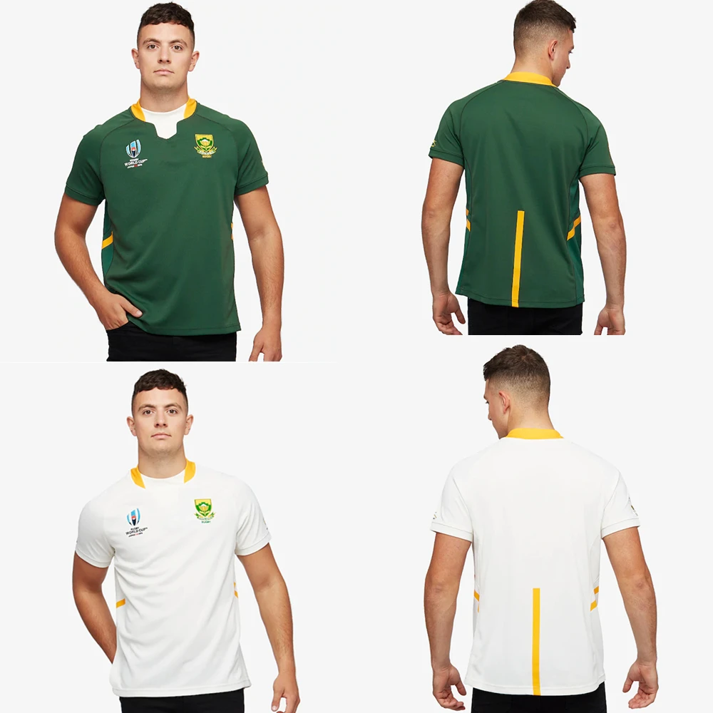 

Japan 2019 World Cup South Africa Home away Jersey shirt South African national team rugby jerseys shirts s-3xl