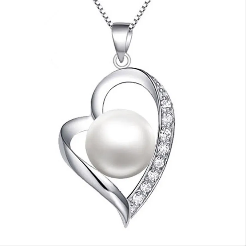 Everoyal Trendy Female Pearl Heart Pendant Necklace For Women Accessories Charm Silver 925 Girls Clavicle Necklace Jewelry Lady
Everoyal Trendy Female Pearl Heart Pendant Necklace For Women Accessories Charm Silver 925 Girls Clavicle Necklace Jewelry Lady