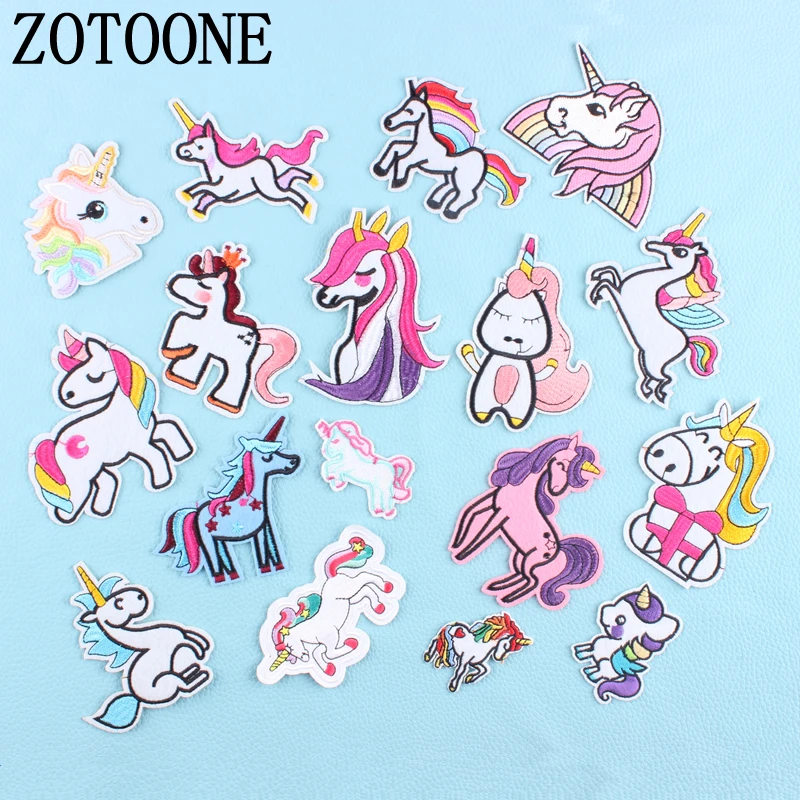 ZOTOONE Unicorn Cartoon Iron on Pink Colorful Embroidered Pony Horse Clothes Patches 1PC Applique for Jacket Stickers Badge DIY
ZOTOONE Unicorn Cartoon Iron on Pink Colorful Embroidered Pony Horse Clothes Patches 1PC Applique for Jacket Stickers Badge DIY