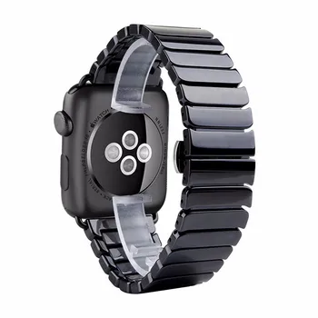 Newest Ceramic belt for Apple Watch strap series 5 4 3 2 1 38 42mm 40mm 44mm Butterfly Buckle Band for iwatch bracelet
Newest Ceramic belt for Apple Watch strap series 5 4 3 2 1 38 42mm 40mm 44mm Butterfly Buckle Band for iwatch bracelet