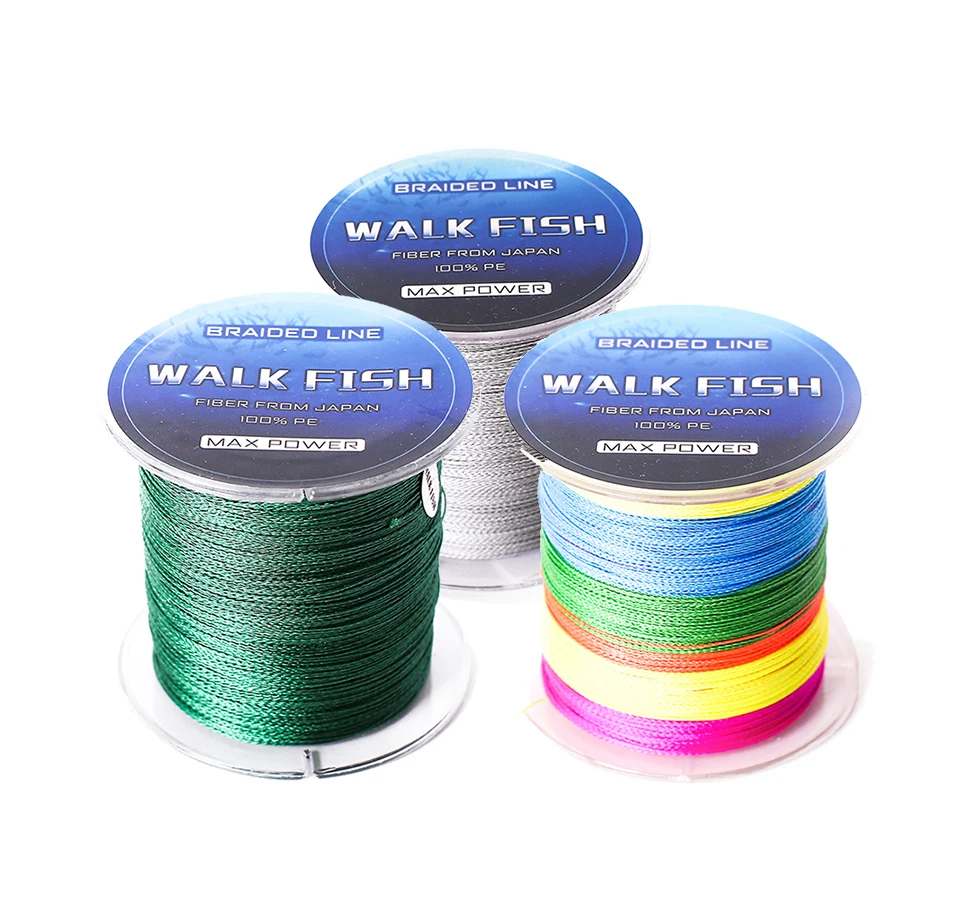 WALK FISH Brand 100M PE Braided Fishing Line 4 Stands 80LB 10LB 20LB 60LB Multifilament Fishing Line for Carp Fishing
WALK FISH Brand 100M PE Braided Fishing Line 4 Stands 80LB 10LB 20LB 60LB Multifilament Fishing Line for Carp Fishing
