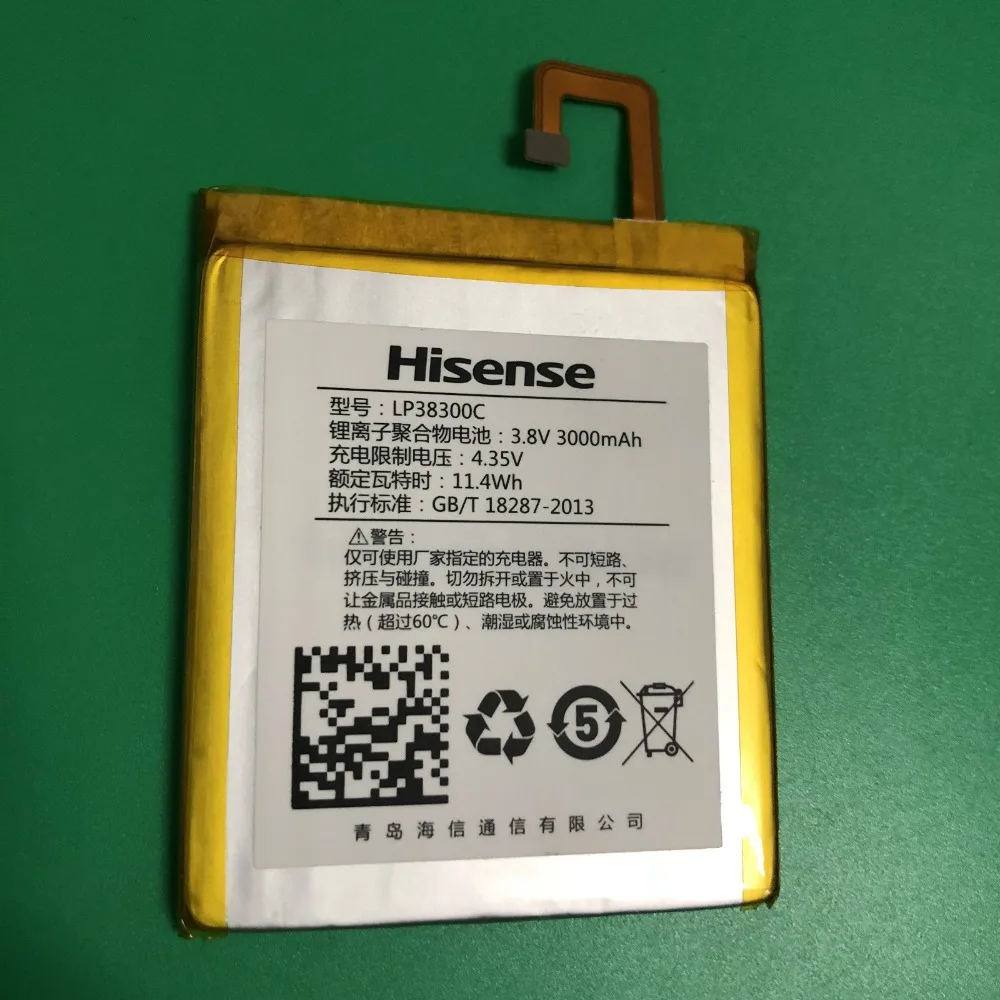 3000mAh/11.4Wh 3.8V LP38300C Replacement Battery For Hisense C20 phone Built-in Li-ion bateria Li-Polymer Batterie
3000mAh/11.4Wh 3.8V LP38300C Replacement Battery For Hisense C20 phone Built-in Li-ion bateria Li-Polymer Batterie