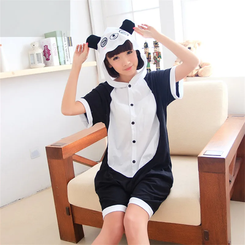 Panda Summer T for Adults Cartoon Animal Cotton Onesies Pajamas Jumpsuit Hoodies Cosplay Costumes for Adult
Panda Summer T for Adults Cartoon Animal Cotton Onesies Pajamas Jumpsuit Hoodies Cosplay Costumes for Adult