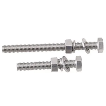 2pcs M8 304 stainless steel Hexagon Bolt screw nut set Extended screws Flat pads spring pad 12mm-55mm Length
2pcs M8 304 stainless steel Hexagon Bolt screw nut set Extended screws Flat pads spring pad 12mm-55mm Length