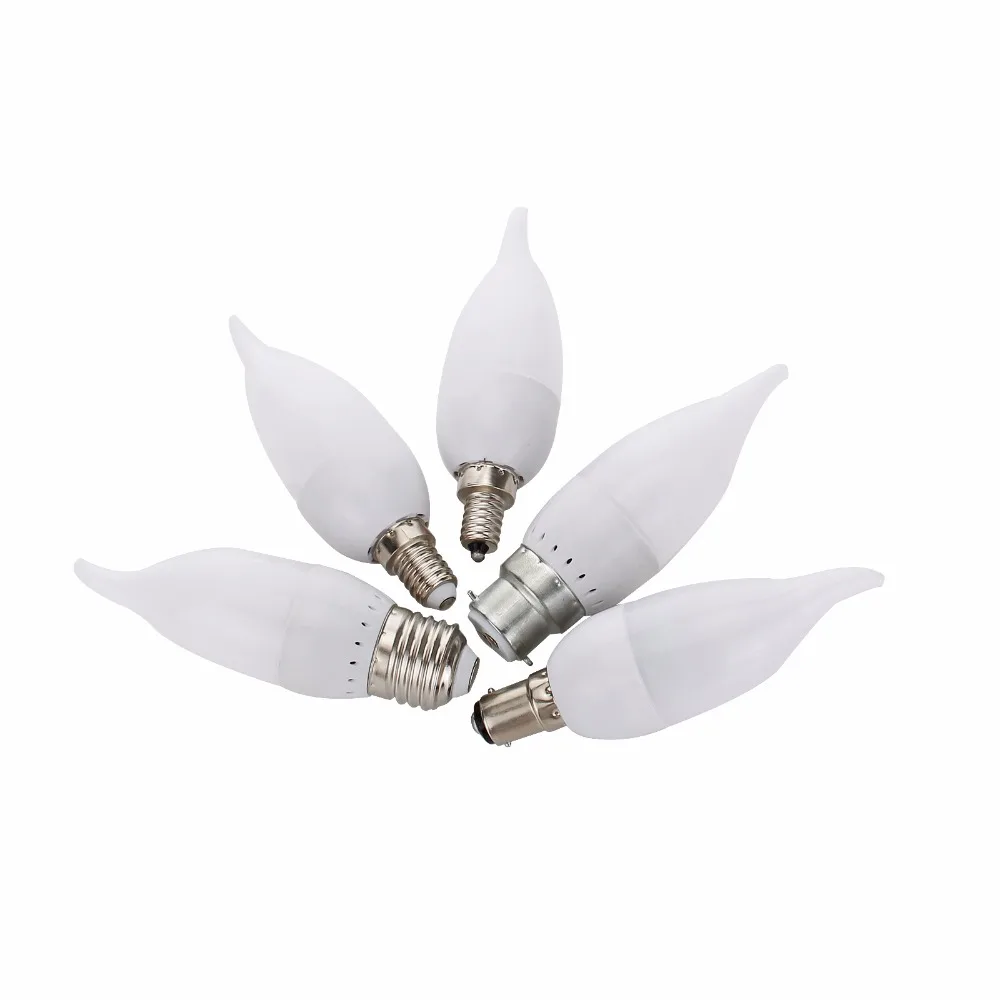 3W LED Bulb Lamp E12 E26 E27 E14 B22 B15 Flame Chandelier Candle Light 2835 SMD AC 220V 110V Led Corn Lights Home Decor 3W LED Bulb Lamp E12 E26 E27 E14 B22 B15 Flame Chandelier Candle Light 2835 SMD AC 220V 110V Led Corn Lights Home Decor