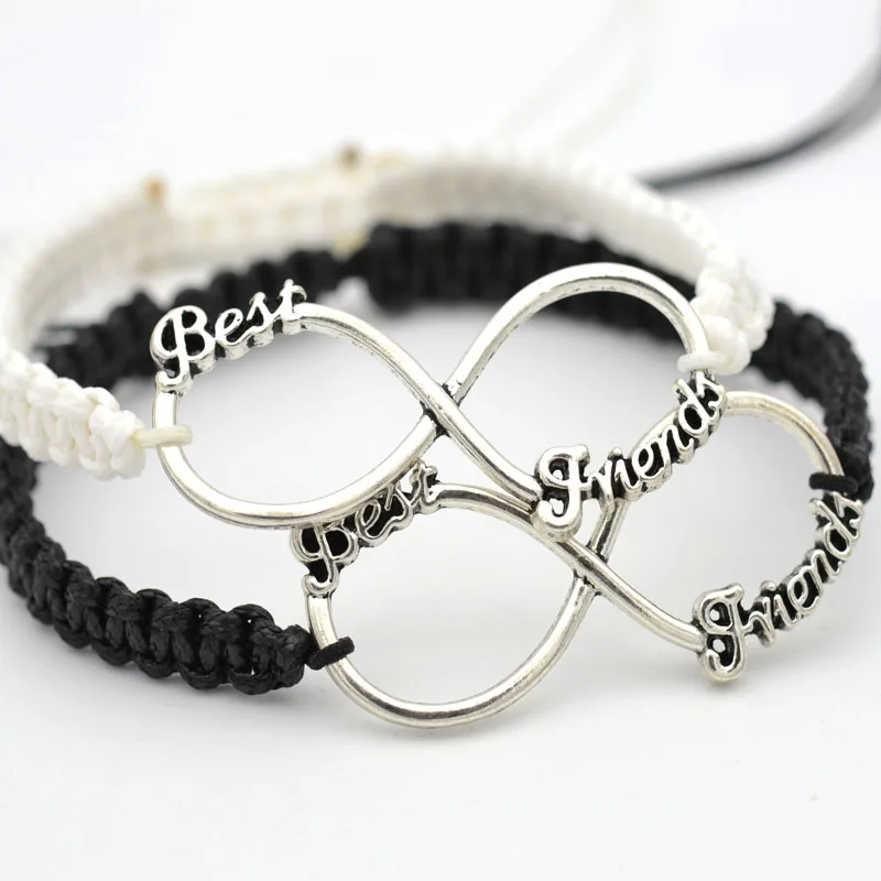 Best Friends Jewelry For Couple Infinity Charm Rope Chain Romantic Gift Pulseira Feminina Bracelets for Women
Best Friends Jewelry For Couple Infinity Charm Rope Chain Romantic Gift Pulseira Feminina Bracelets for Women