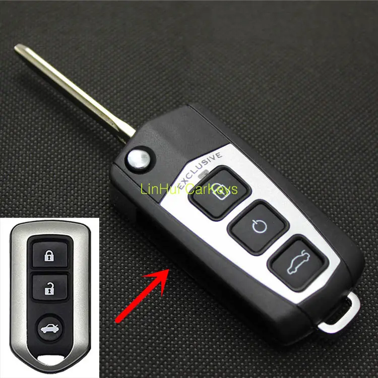 PINECONE for Toyota Camry 3 Buttons Uncut Blade Modified Remote Blank ABS Key Shell Brass Blade 1Pc
PINECONE for Toyota Camry 3 Buttons Uncut Blade Modified Remote Blank ABS Key Shell Brass Blade 1Pc