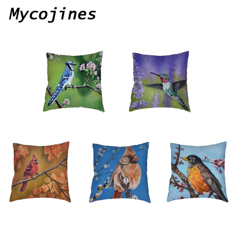 Hummingbird Cushion Cover Polyester Peach Skin Pillowcase Blue Lark Maple Leaf Plum Blossom Print Farm Home Bedroom Sofa Decor
Hummingbird Cushion Cover Polyester Peach Skin Pillowcase Blue Lark Maple Leaf Plum Blossom Print Farm Home Bedroom Sofa Decor