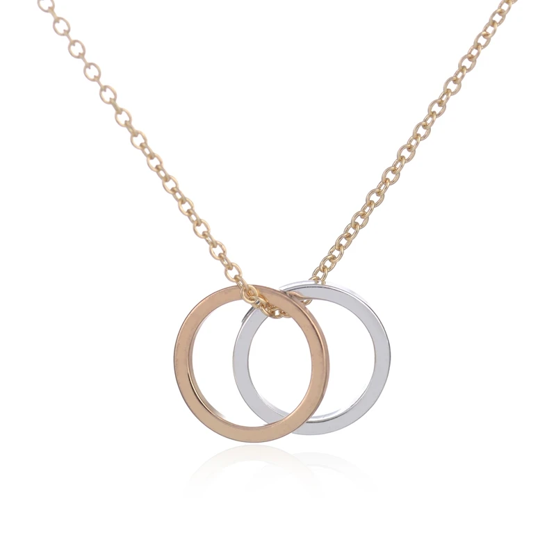 30Pcs/lot New Fashion Wholesale Simple Double Circles Pendant Necklaces for Women Best Friends Necklace Wedding Jewelry
30Pcs/lot New Fashion Wholesale Simple Double Circles Pendant Necklaces for Women Best Friends Necklace Wedding Jewelry