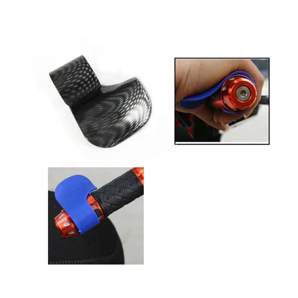 2Pcs Throttle Assist Clip Clamp Wrist Rest Cruise Control Grips Black Durable ABS Plastic Comfortably Fits