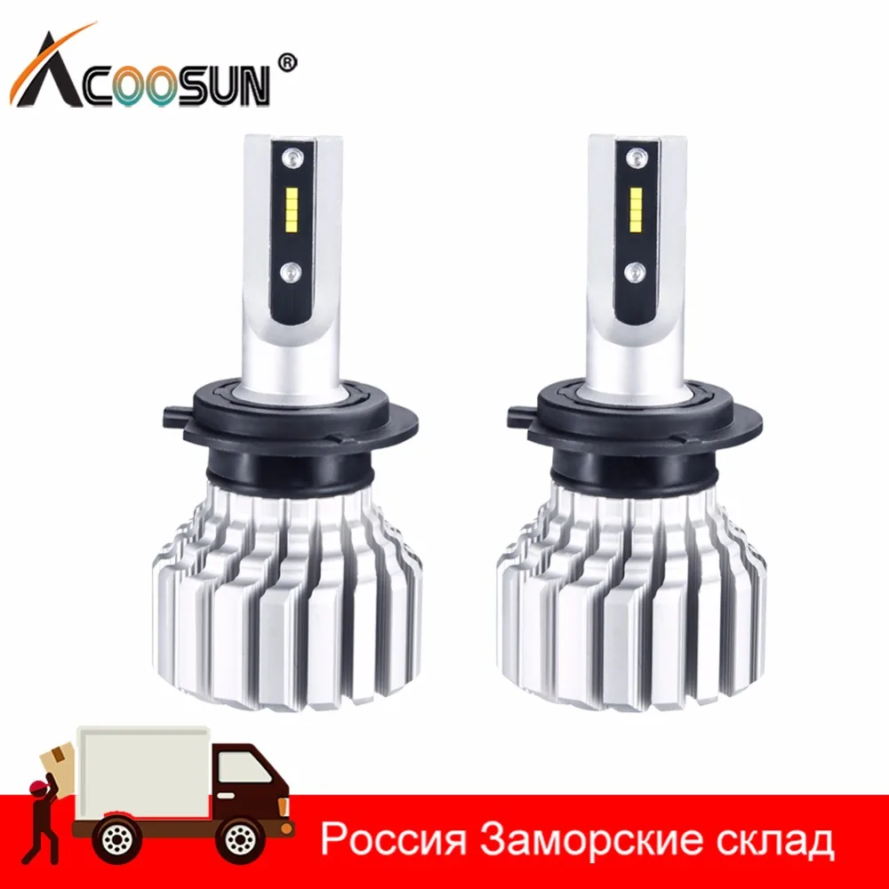 AcooSun H4 H7 Led Bulb Car Headlight Fanless H11 9006 9005 10000LM H15 12V 72W luces Led para auto H1 bombillas Led Canbus Lamp
AcooSun H4 H7 Led Bulb Car Headlight Fanless H11 9006 9005 10000LM H15 12V 72W luces Led para auto H1 bombillas Led Canbus Lamp