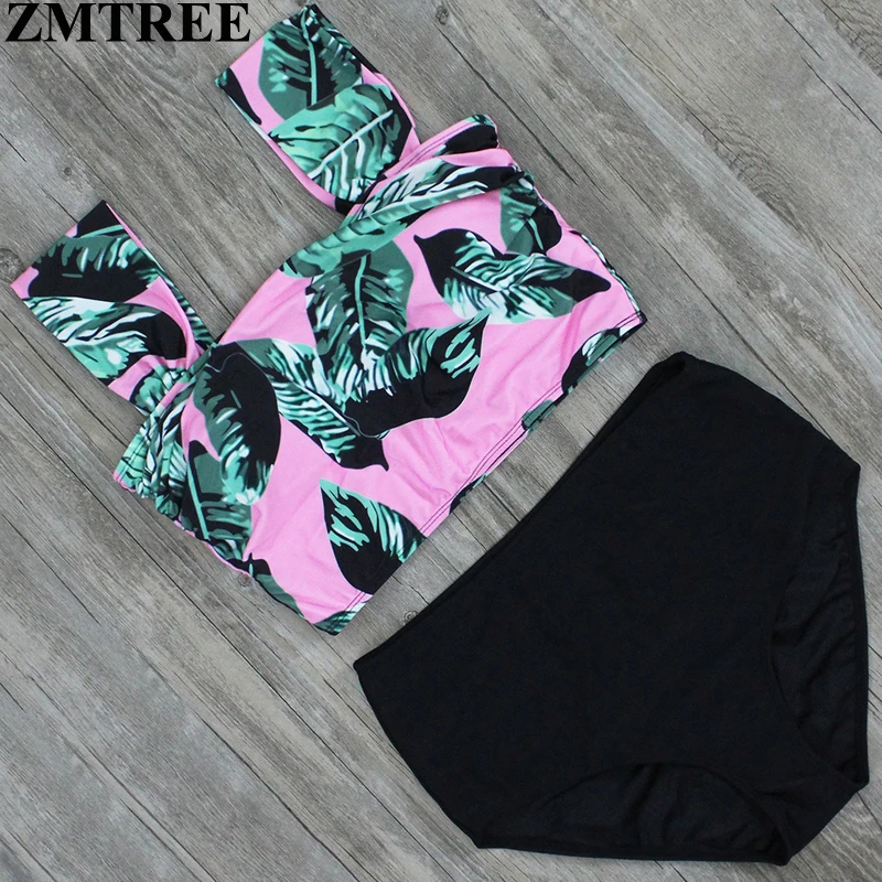ZMTREE Brand 2017 Bikinis Women Biquinis Striped Top Floral Bottom Swimsuit High Waist Bikini Brazilian Bikini Biquini with Pads
ZMTREE Brand 2017 Bikinis Women Biquinis Striped Top Floral Bottom Swimsuit High Waist Bikini Brazilian Bikini Biquini with Pads