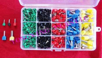 459pcs/set TE0508/TE7508/TE1010/TE2512/TE6014 insulated twin cord end terminal 5 size 5 color suit cable 0.75-6.0mm2
459pcs/set TE0508/TE7508/TE1010/TE2512/TE6014 insulated twin cord end terminal 5 size 5 color suit cable 0.75-6.0mm2