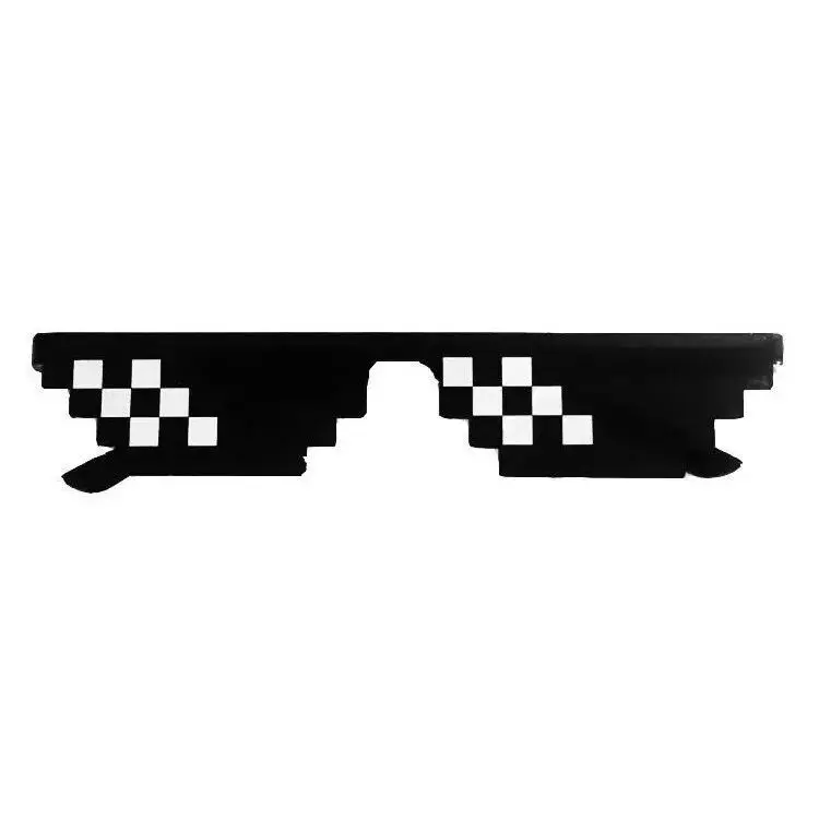 Nan Bao Glasses 8 Bit MLG Pixelated Sunglasses Men Women Brand Thug Life Party Eyeglasses Mosaic Vintage Eyewear
Nan Bao Glasses 8 Bit MLG Pixelated Sunglasses Men Women Brand Thug Life Party Eyeglasses Mosaic Vintage Eyewear