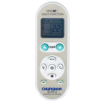 Universal Air Conditioner Chunghop Q-001E RemoteControl for Aux Chigo Gree Lg Sharp Tcl Glee A/C Conditioning Controller
Universal Air Conditioner Chunghop Q-001E RemoteControl for Aux Chigo Gree Lg Sharp Tcl Glee A/C Conditioning Controller