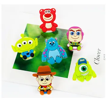 1pcs Cartoon PVC Toy Story bookmark spring clips Student Stationery memo clip Kids Toy Gift paper clips
1pcs Cartoon PVC Toy Story bookmark spring clips Student Stationery memo clip Kids Toy Gift paper clips
