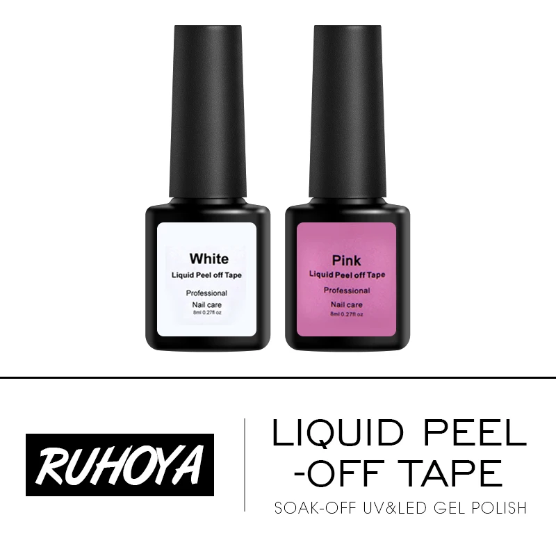 Ruhoya Easy Clean Tape Protection Finger White Nail Polish Soak Off Peel Off Liquid Tape From Nail Polish Protection Finger Skin
Ruhoya Easy Clean Tape Protection Finger White Nail Polish Soak Off Peel Off Liquid Tape From Nail Polish Protection Finger Skin