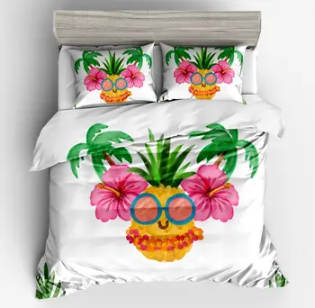 3d unique Bohemia style printing tropic Fruits pineapple fiower Botany Pink green white duver cover pillow case bedding sets
3d unique Bohemia style printing tropic Fruits pineapple fiower Botany Pink green white duver cover pillow case bedding sets