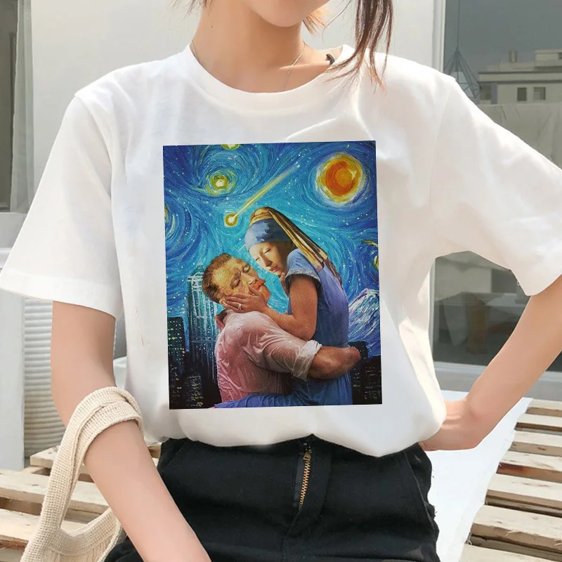Van Gogh Graphic aesthetic ulzzang kawaii tshirt women harajuku tee t shirt female streetwear femme art t-shirt shirts Painting
Van Gogh Graphic aesthetic ulzzang kawaii tshirt women harajuku tee t shirt female streetwear femme art t-shirt shirts Painting