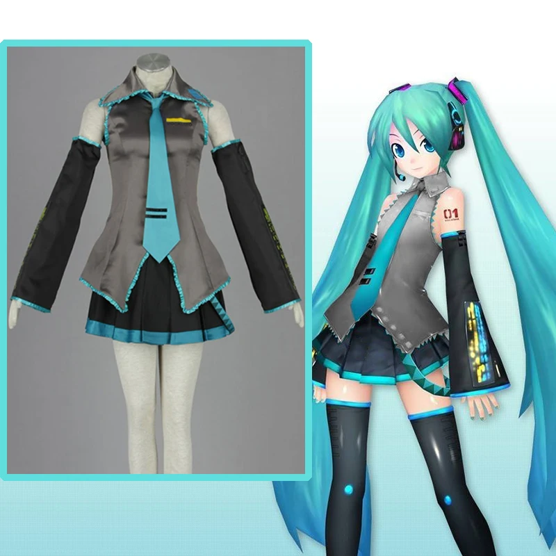 Anime Hatsune Miku Cosplay Costumes Miku Cosplay Costume Uniform Halloween Carnival Party Women Game Cosplay Costume
Anime Hatsune Miku Cosplay Costumes Miku Cosplay Costume Uniform Halloween Carnival Party Women Game Cosplay Costume