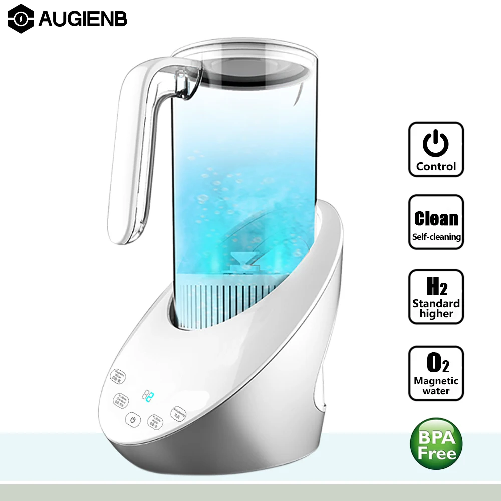 Augienb 1.5L LCD Touch High Concentration Hydrogen-Rich Water Jug Water Ionizer Generator Household Water Filter Purifier
Augienb 1.5L LCD Touch High Concentration Hydrogen-Rich Water Jug Water Ionizer Generator Household Water Filter Purifier