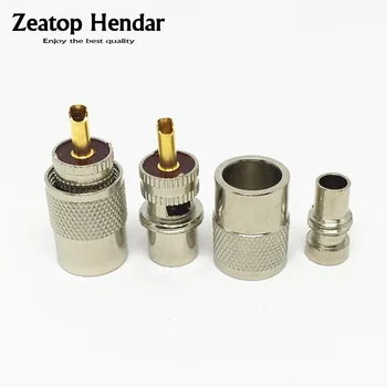 2Pcs UHF PL-259 Male Solder RF Connector Plug For RG8 Coaxial Cable Adapter Gold Pin
2Pcs UHF PL-259 Male Solder RF Connector Plug For RG8 Coaxial Cable Adapter Gold Pin