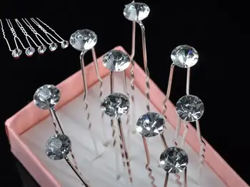 New 100pcs Women Wedding Bridal Hair Pin Clear Crystal Rhinestone Hairpins Clips
New 100pcs Women Wedding Bridal Hair Pin Clear Crystal Rhinestone Hairpins Clips