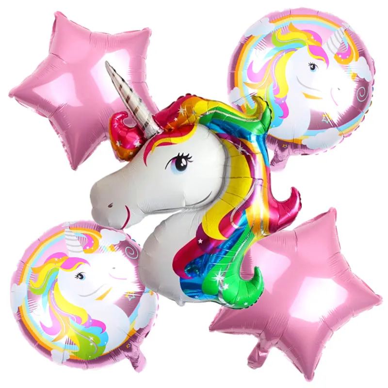 New 5pcs/lot Unicorn Style Set Balloons Children's Day Party Decoration Decorative Balloons
New 5pcs/lot Unicorn Style Set Balloons Children's Day Party Decoration Decorative Balloons