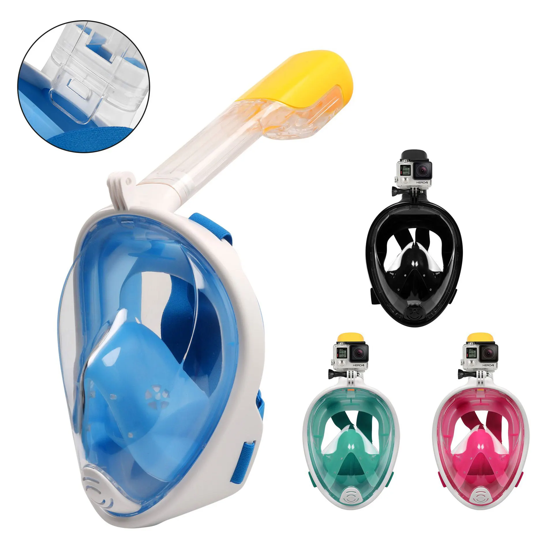 Diving Mask Adult Children Underwater Scuba Mask Anti Fog Full Face Diving Mask Snorkeling Set With Anti-skid Ring Snorkel
Diving Mask Adult Children Underwater Scuba Mask Anti Fog Full Face Diving Mask Snorkeling Set With Anti-skid Ring Snorkel