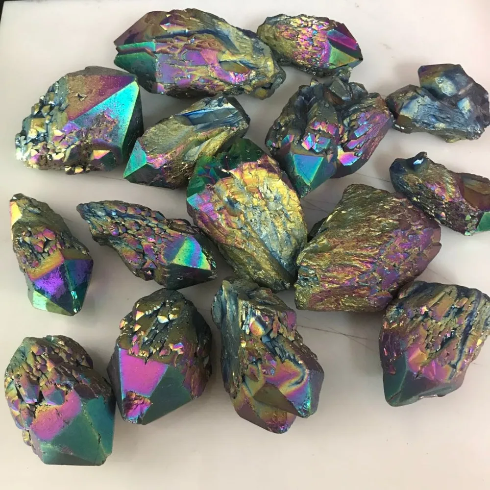 Angel aura quartz crystal cluster electropalting natural healing stones chakra spiritual decoration JM
Angel aura quartz crystal cluster electropalting natural healing stones chakra spiritual decoration JM