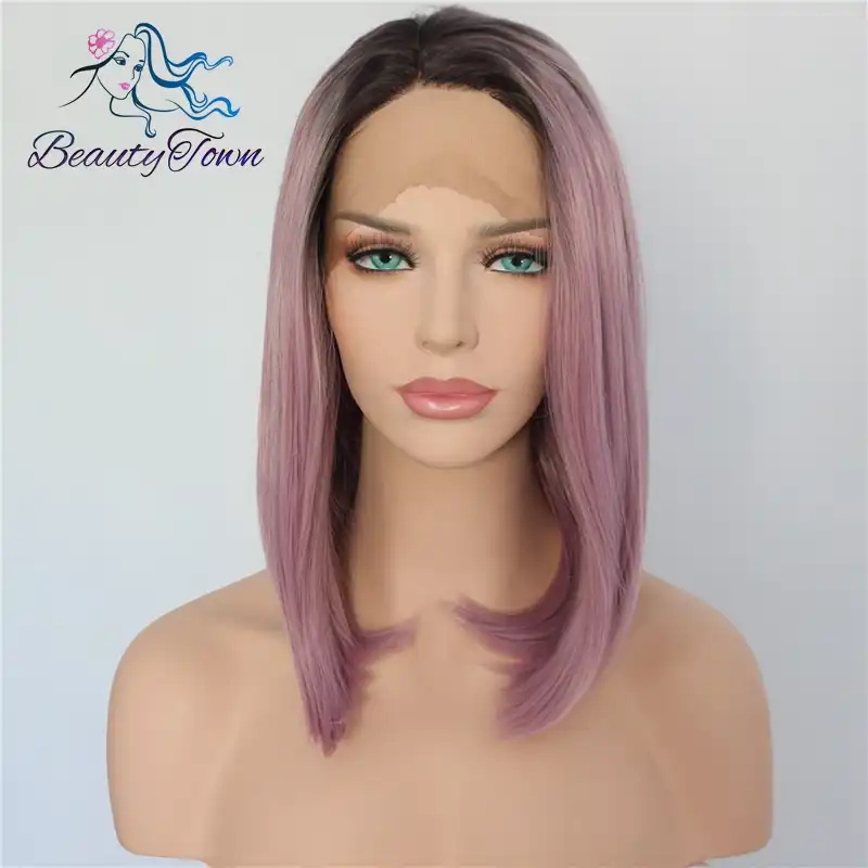 Beautytown Hand Tied High Temperature Fiber Dark Roots Ombre Light