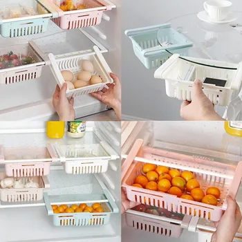 Household Practical Pull Type Storage Basket Refrigerator Fresh-keeping Classification Storage Rack
Household Practical Pull Type Storage Basket Refrigerator Fresh-keeping Classification Storage Rack