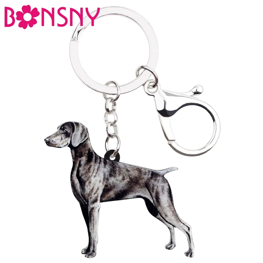 Bonsny Acrylic German Weimaraner Dog Key Chain Keychains Ring Animal Jewelry For Women Girls Pet Lovrs Gift Bag Car Purse Charms
Bonsny Acrylic German Weimaraner Dog Key Chain Keychains Ring Animal Jewelry For Women Girls Pet Lovrs Gift Bag Car Purse Charms