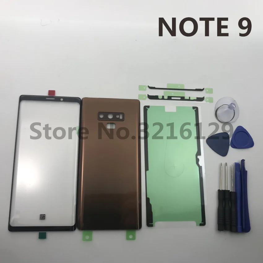 New Original For Samsung Galaxy NOTE9 NOTE 9 N960 N960F Back Glass Cover Rear Battery Cover Door+Front glass lens+adhesive+tools
New Original For Samsung Galaxy NOTE9 NOTE 9 N960 N960F Back Glass Cover Rear Battery Cover Door+Front glass lens+adhesive+tools