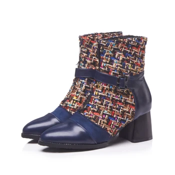 Women Zipper Boots Patent Leather Boots Square heel Fashion Pointed toe Ladies Sexy shoes 2018 New Chelsea Boots
Women Zipper Boots Patent Leather Boots Square heel Fashion Pointed toe Ladies Sexy shoes 2018 New Chelsea Boots