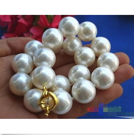 hot& p962 HUGE 17" 20MM WHITE SOUTH SEA SHELL PEARL NECKLACK @^Noble style Natural Fine jewe FREE SHIPPING
hot& p962 HUGE 17" 20MM WHITE SOUTH SEA SHELL PEARL NECKLACK @^Noble style Natural Fine jewe FREE SHIPPING