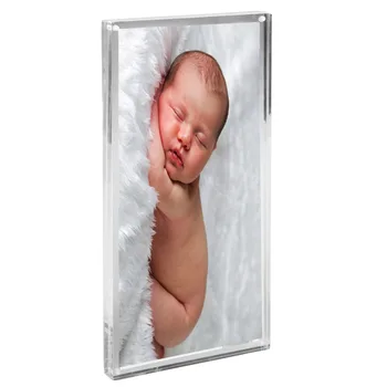 4x10" Rectangle Clear Acrylic Perspex Sandwich Picture Frame with Magnetic PF003-1
4x10" Rectangle Clear Acrylic Perspex Sandwich Picture Frame with Magnetic PF003-1
