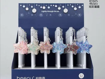 cute Dazzle star Pen Ink Pen promotion Gift School prize Office writing Supply kawaii student Stationery black Neutral pen 48pc
cute Dazzle star Pen Ink Pen promotion Gift School prize Office writing Supply kawaii student Stationery black Neutral pen 48pc