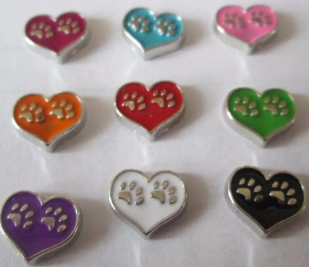 Hot Sell Fashion Jewelry Mixed Heart Paw Charm Floating Pendant Necklace Glass Memory Locket DIY People's Memories 100pcs D633
Hot Sell Fashion Jewelry Mixed Heart Paw Charm Floating Pendant Necklace Glass Memory Locket DIY People's Memories 100pcs D633
