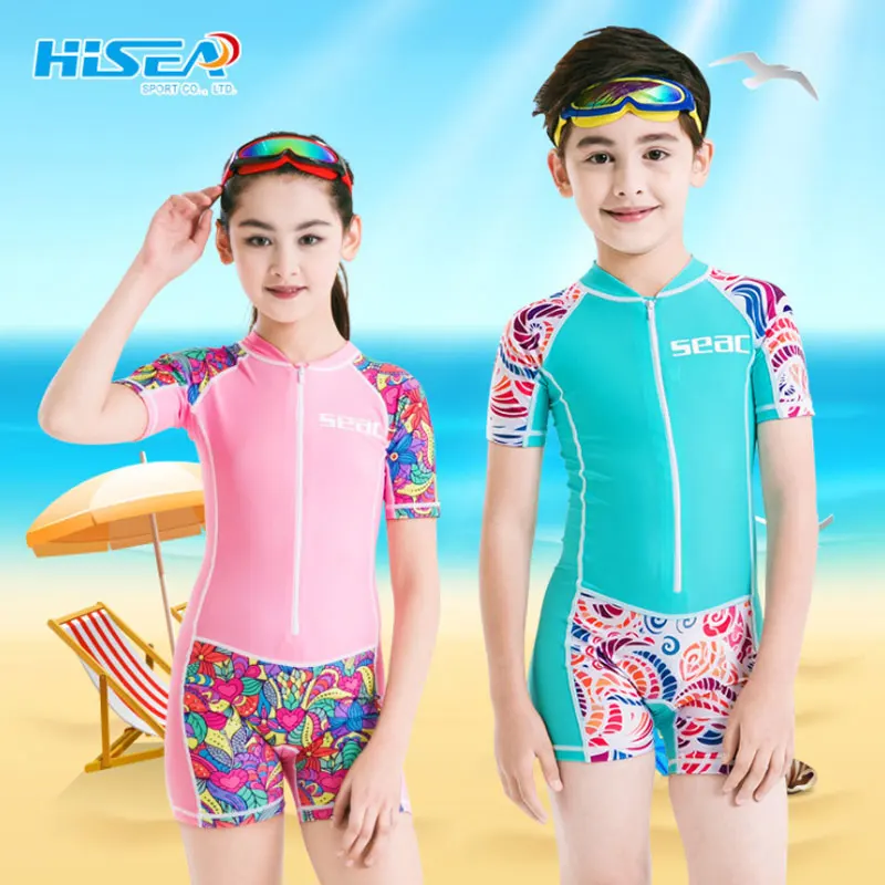 Hisea Short Sleeve Kids One-Piece Wetsuits Print Boys Girls Swimwear Anti-UV Surfing Swimming Diving Suit Scuba Diving Swimsuit
Hisea Short Sleeve Kids One-Piece Wetsuits Print Boys Girls Swimwear Anti-UV Surfing Swimming Diving Suit Scuba Diving Swimsuit
