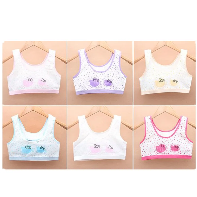 First Training Bra Young Girls Fitness Bra Teenage Puberty Girl Underwear 12-18 Years D09 
First Training Bra Young Girls Fitness Bra Teenage Puberty Girl Underwear 12-18 Years D09