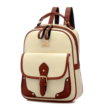 Women's College Wind Shoulder Bags School Bag PU Material Backpack England Wind Leisure Travel Backpack
Women's College Wind Shoulder Bags School Bag PU Material Backpack England Wind Leisure Travel Backpack