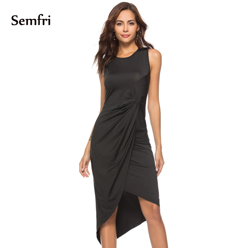 Semfri новое облегающее платье Для женщин 2019 без рукавов Винтаж в стиле пин-ап